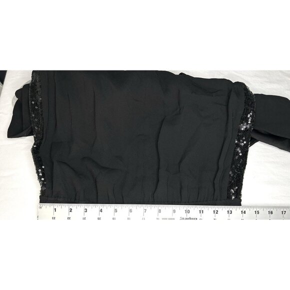 BCBGMAXAZRIA Mirabella Jumpsuit XS Open Back Sleeveless Sequins New Years Party - Picture 13 of 16